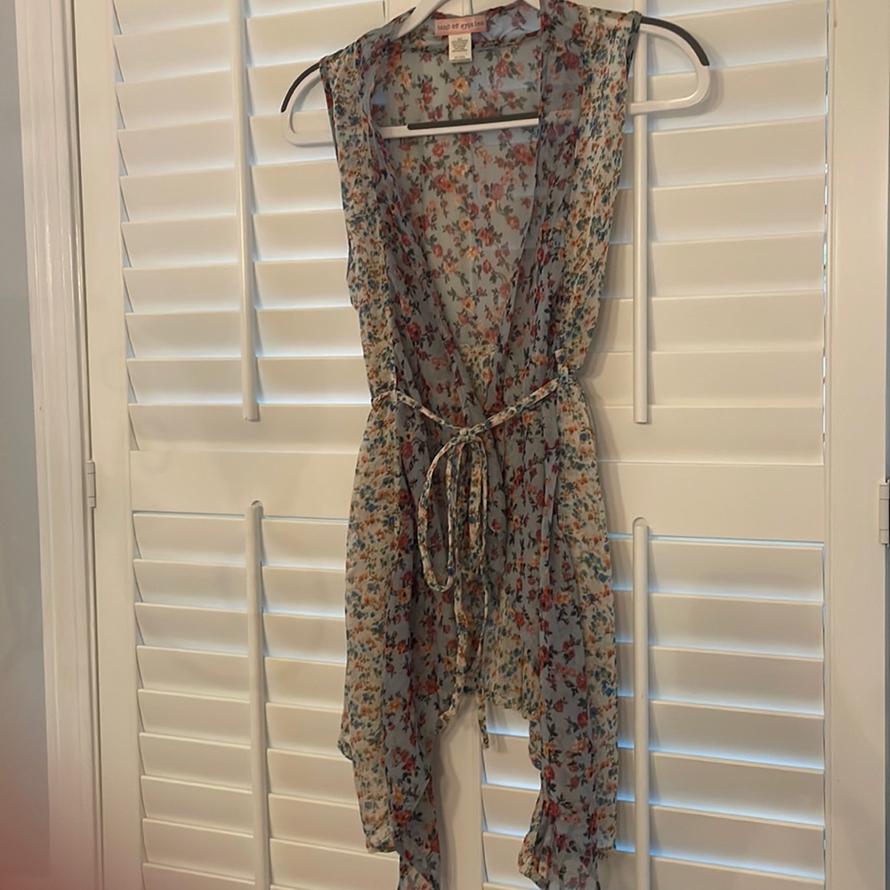 Band of Gypsies floral vest